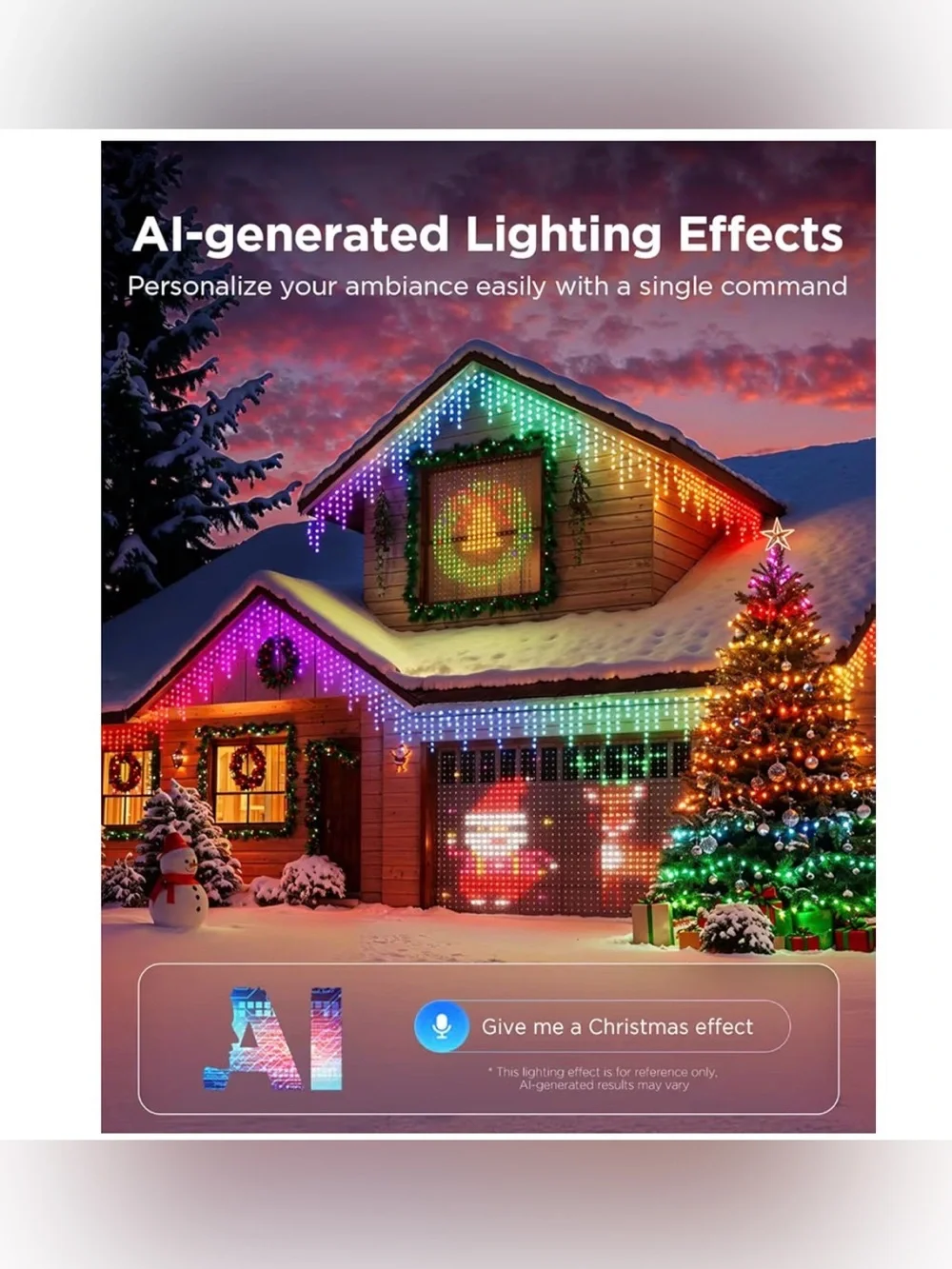 Goove Multicolor Christmas String Lights - Green Cord